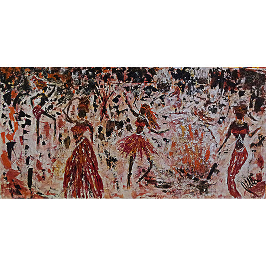 Cave Art Dance - Original Sold. Available in prints from $250